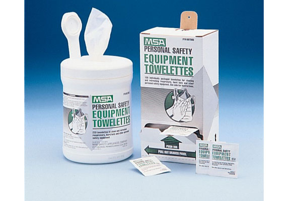 Improve visibility with MSA respirator accessories, including spectacle kits and towelettes. Spectacle kits hold corrective lens in the facepiece while towelettes refresh equipment.