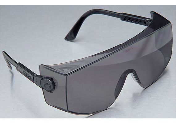 For users who wear prescription glasses, our Rx Overglasses offer high protection while still providing excellent vision. The glasses fit over most prescription eyewear and feature horizontal and vertical adjustable temples, anti-fog lens and Tuff-Stuff™ anti-scratch lens coating. The limited lens curvature offers the best optics and distortion-free wide-angle viewing.