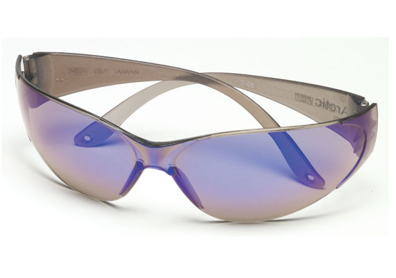 Our best-seller! These protective glasses offer a stylish cat-eye look and a close fit. Feature Tuff-Stuff™ scratch-resistant lenses and built-in side impact protection.